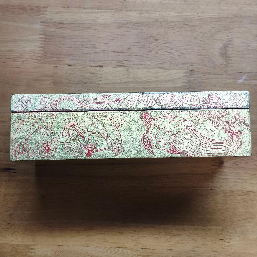 【本金箔】水晶院 宝当箱 四神・恵比寿 縁起物 お宝箱 ジュエリーケース　②