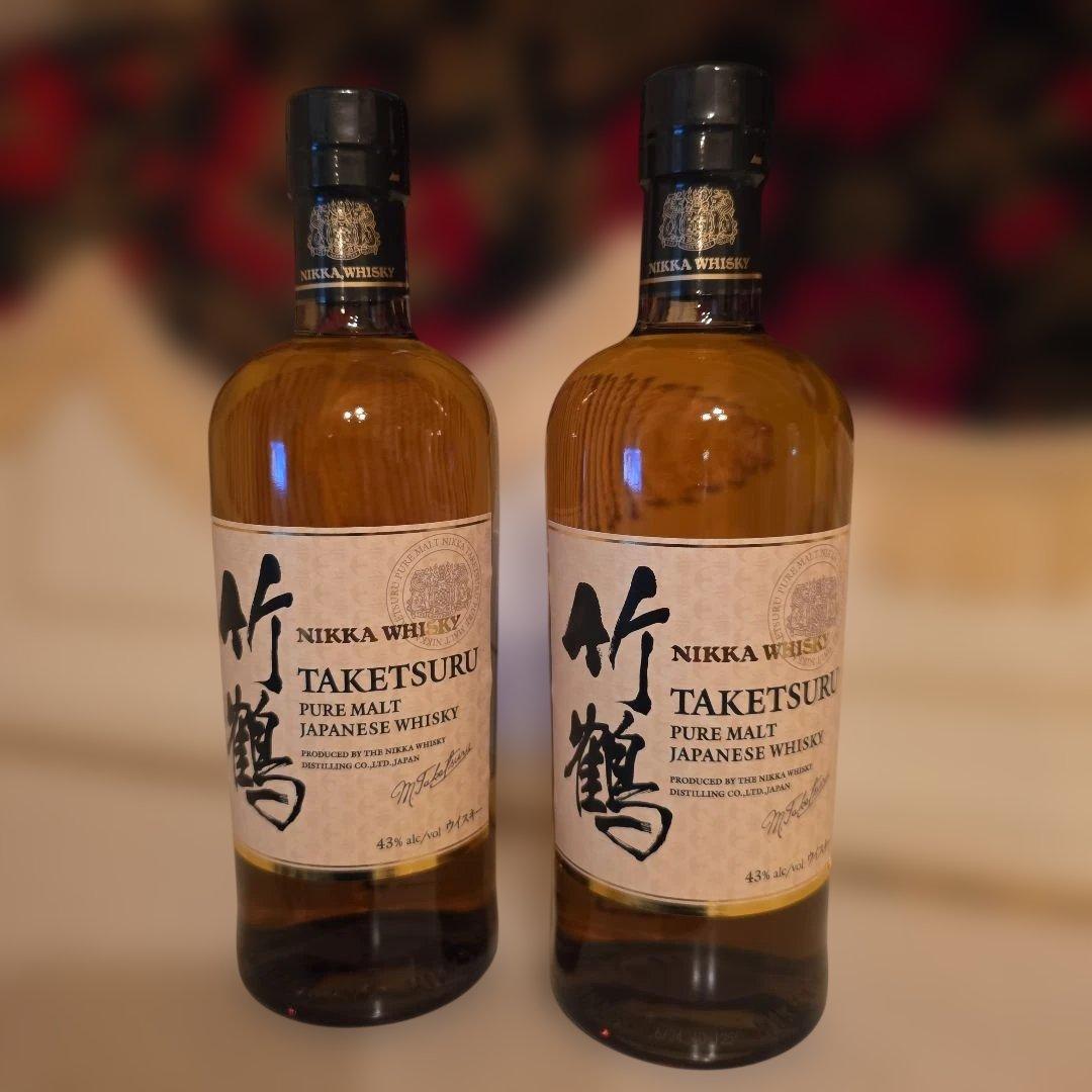 (入手困難) [ NIKKA ] 竹鶴 PURE MALT <新品商品> 2本