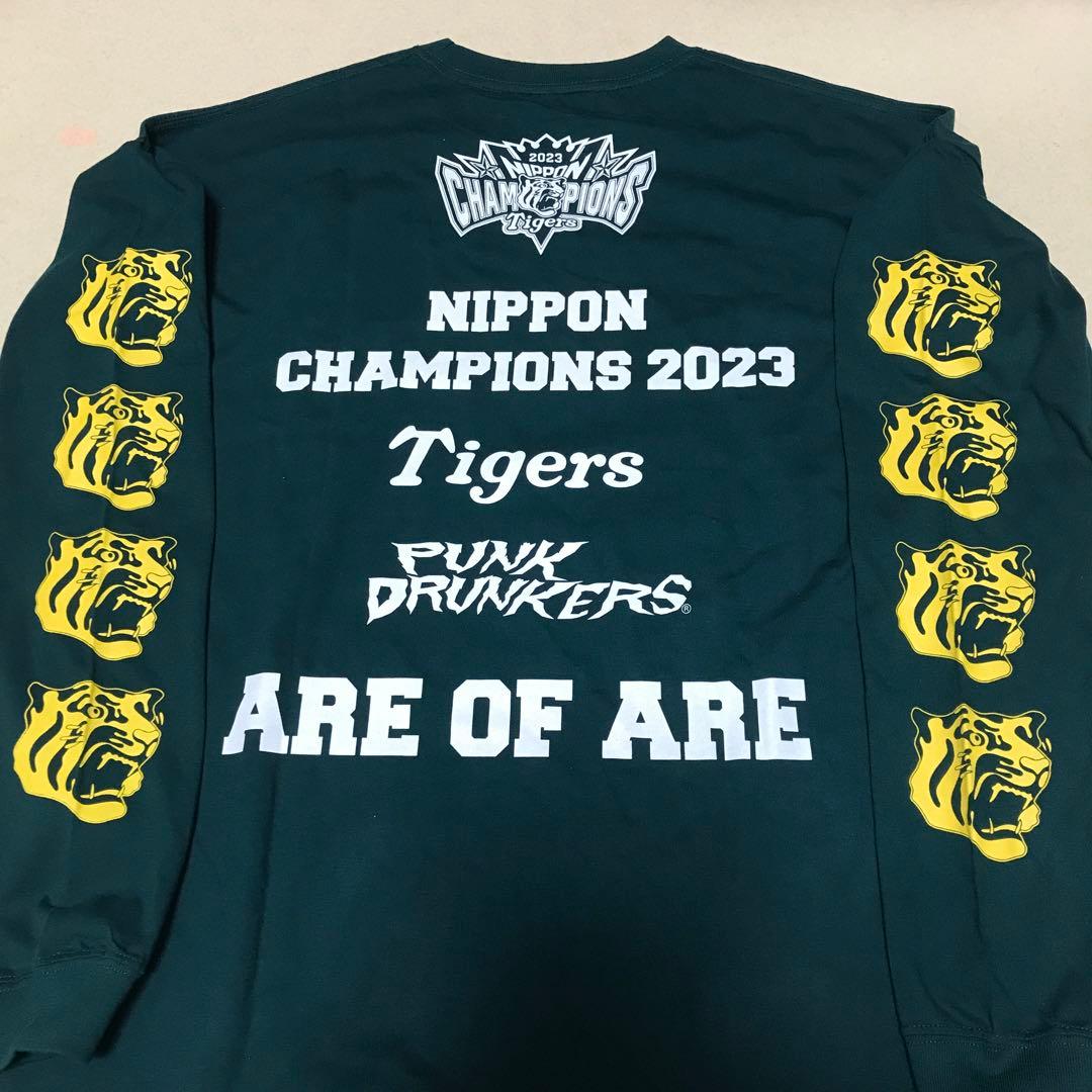 パンクドランカーズ L 阪神タイガース 未使用 Tシャツ 長袖 ロンT 優勝
