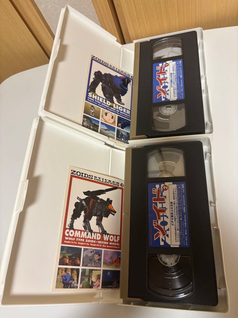 【貴重なシール付】ゾイド VHS 1〜7巻セット