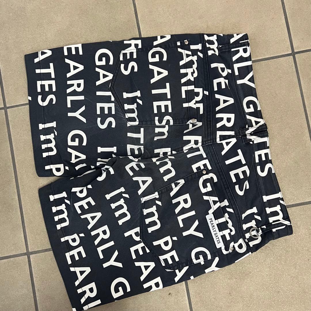 Pearlygates パーリーゲイツ　セットアップ　シャツ　パンツ　総柄　M