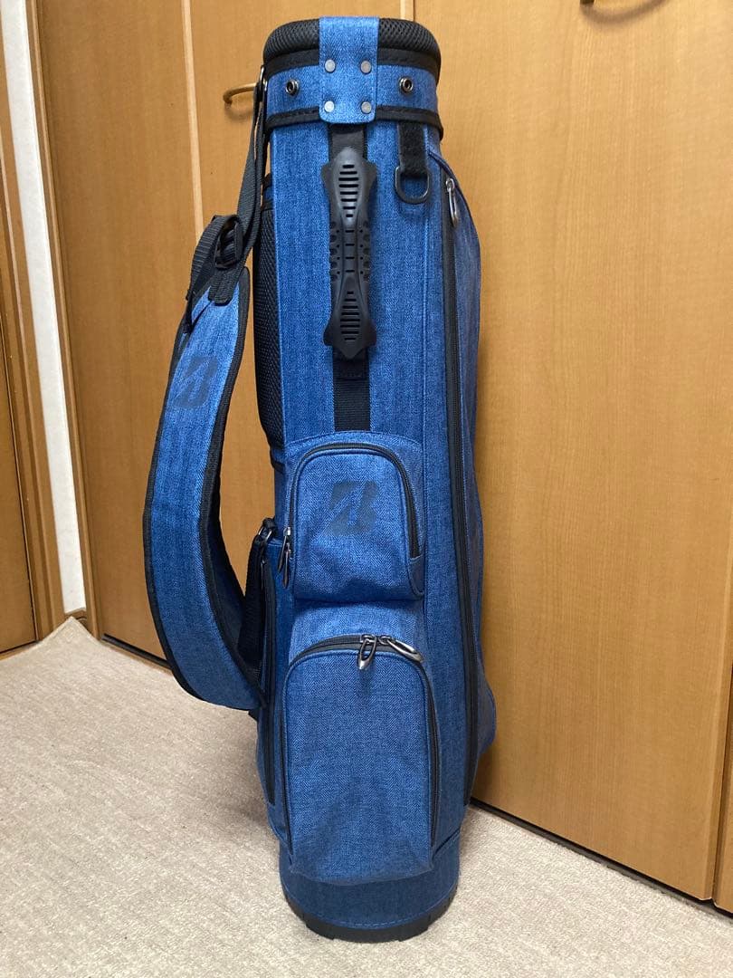 デニム風ゴルフバッグ　ブリヂストン　小型　軽量
