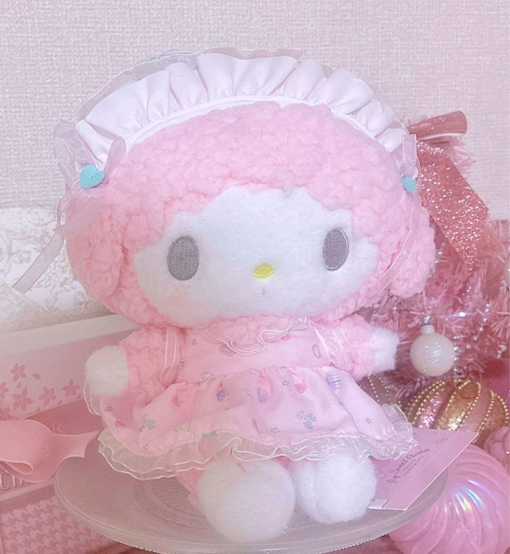 希少♡激レア♡昭和レトロ♡サンリオ♡当時物♡ピアノちゃん♡ぬいぐるみ♡ピンク♡