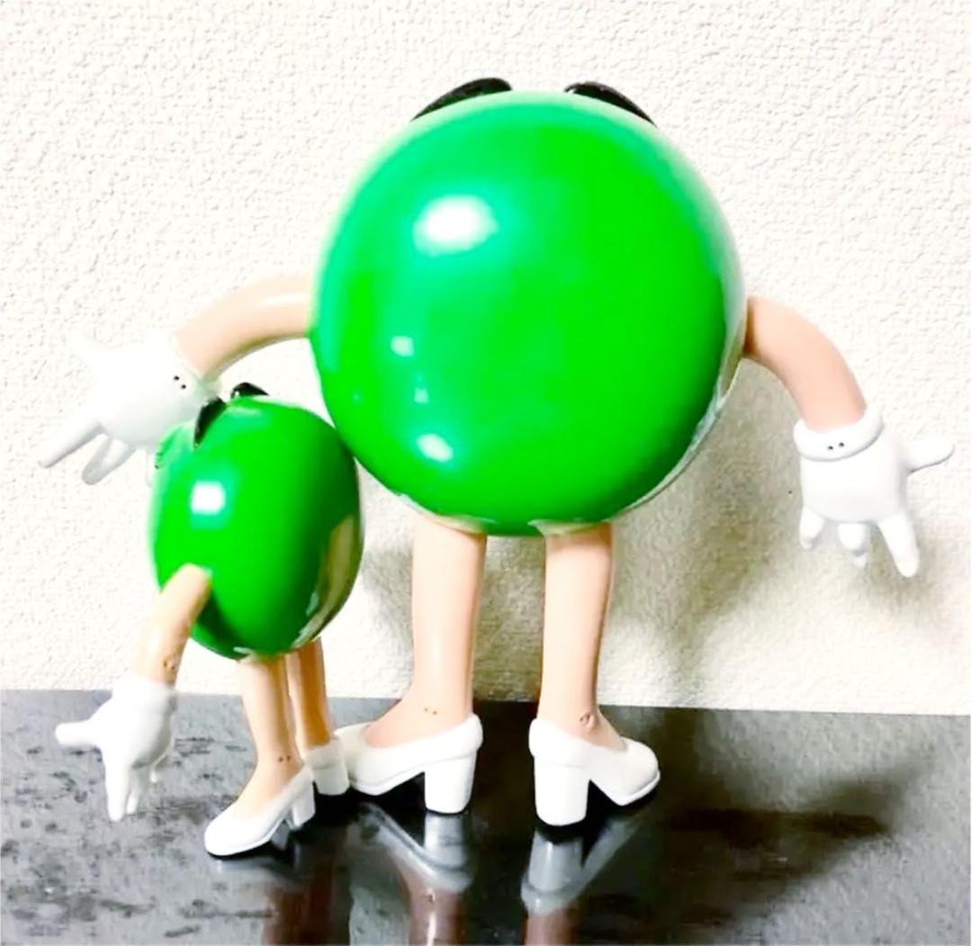 半額SALE❣️希少ヴィンテージm&m's グリーンちゃん2点　フィギュア