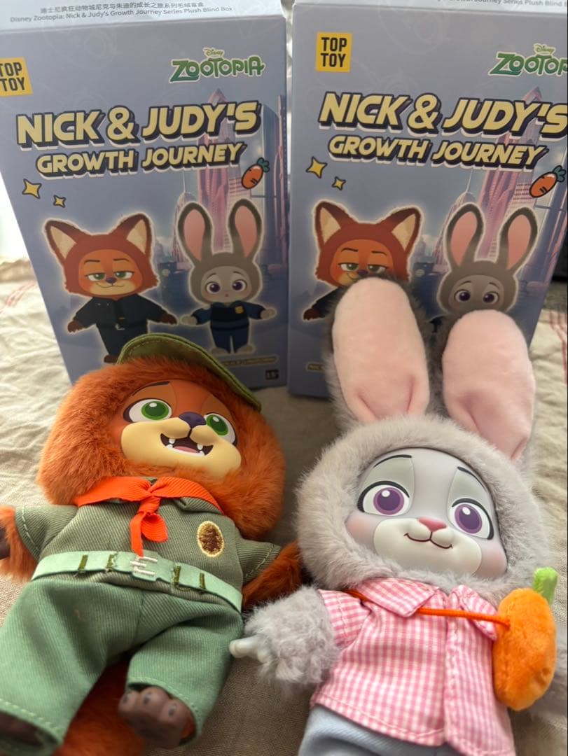 TOPTOY トップトイ　ズートピア 幼少期　ニック＆ジュディ