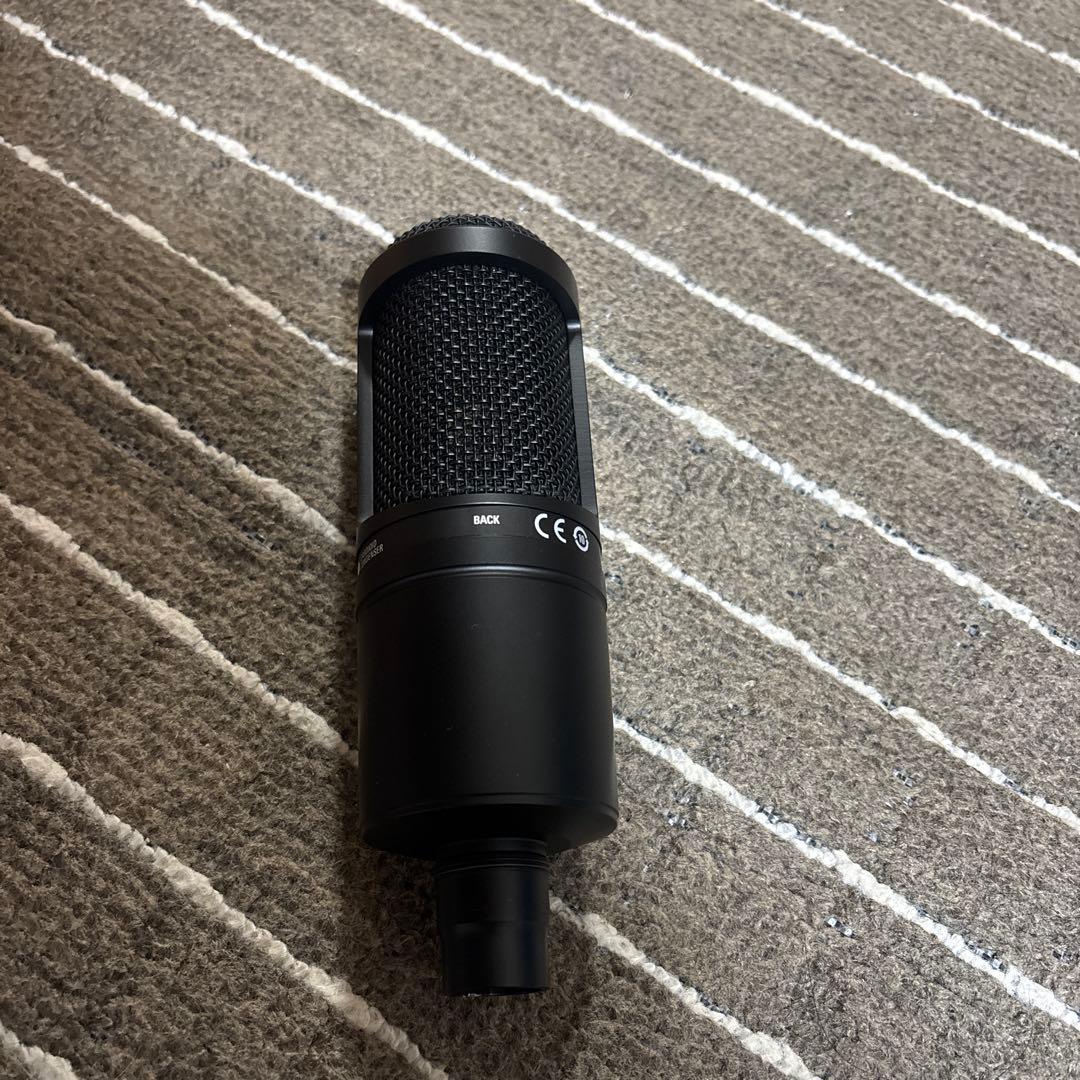 audio-technica AT2020 コンデンサーマイク ブラック
