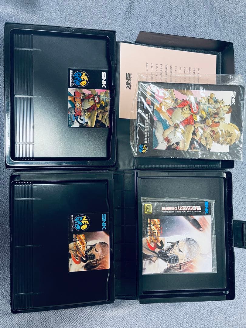 お正月特別価格【ネオジオROM】餓狼伝説セットSNK 箱説付 動作確認済