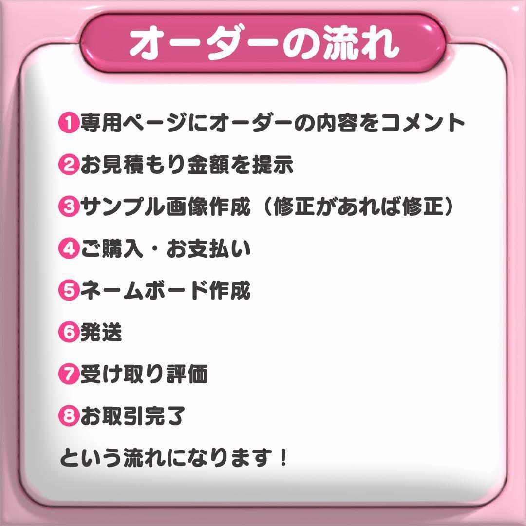 1月30日までリピ【yako94】さま専用ページ ネームボード オーダー