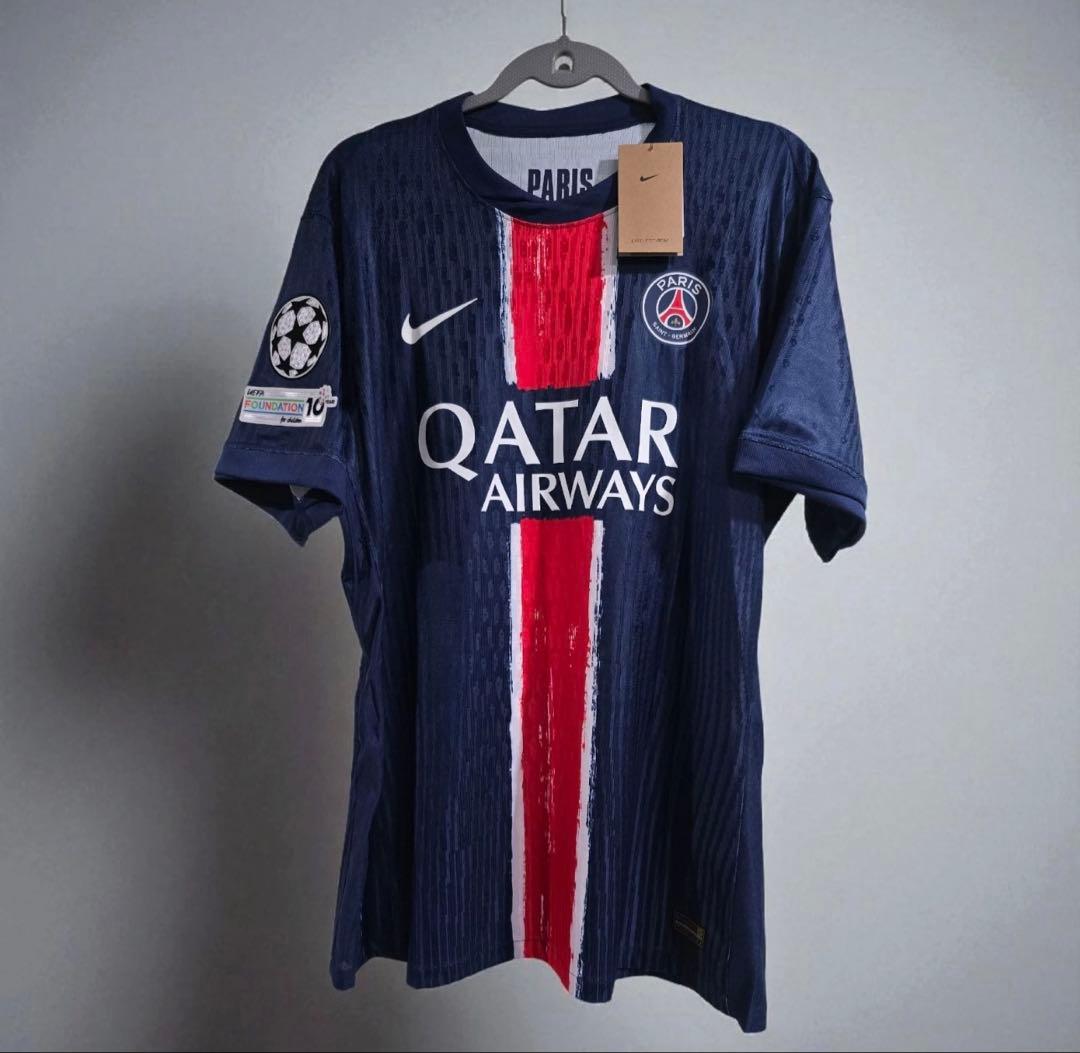 PSG 24-25 オーセンティックユニフォーム　CL仕様 ドゥエ14番