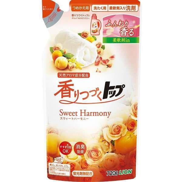 香りつづくトップ スウィートハーモニー 詰め替え 720g × 12 個セット