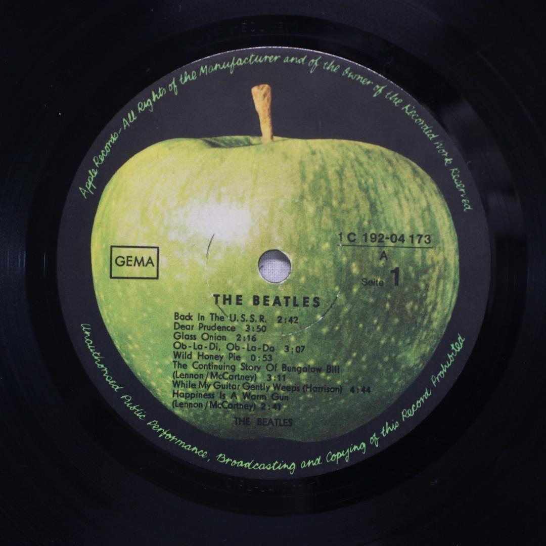 独LP The Beatles WHITE ALBUM ドイツ盤 Stereo