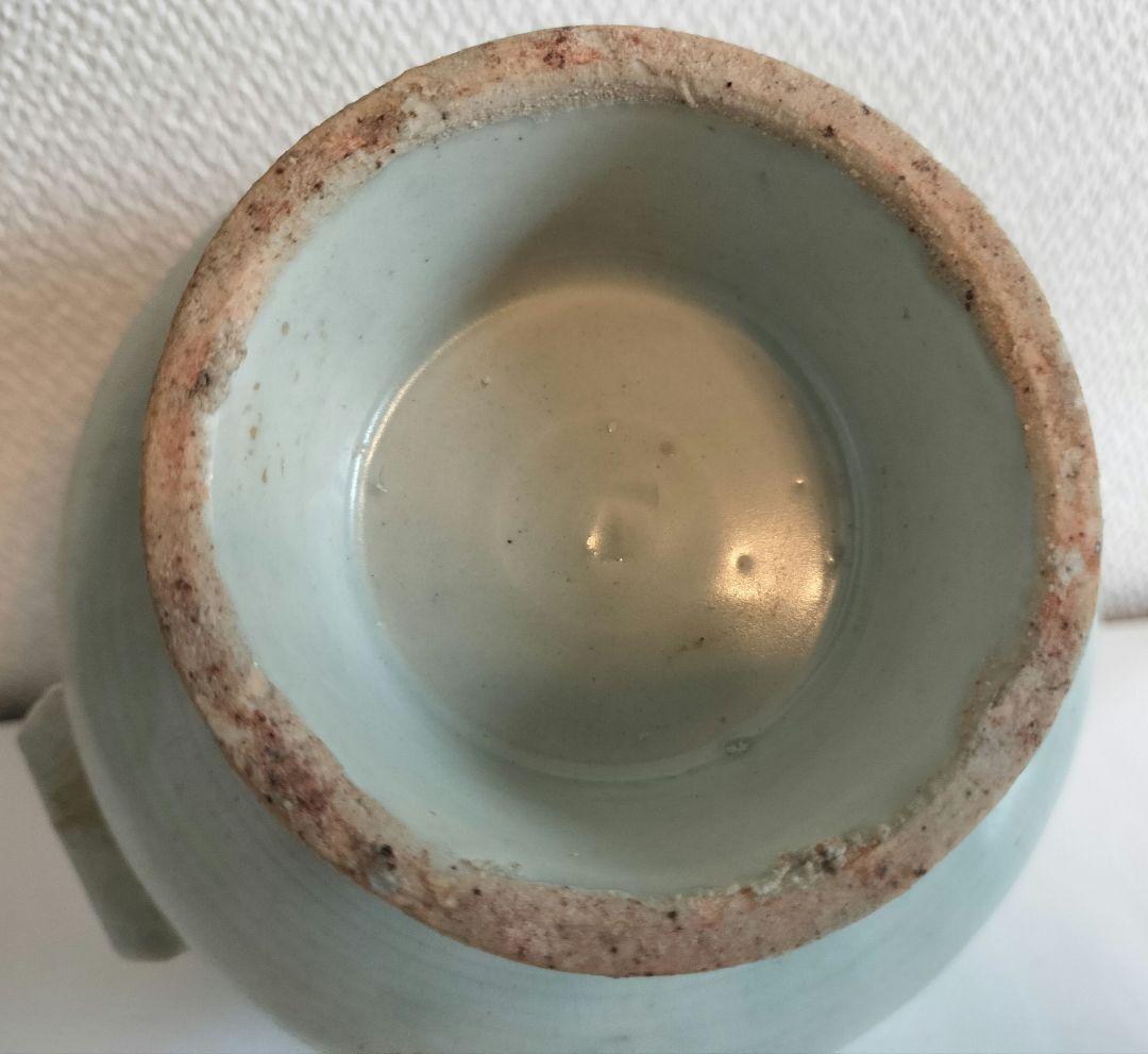 李朝　白磁香炉