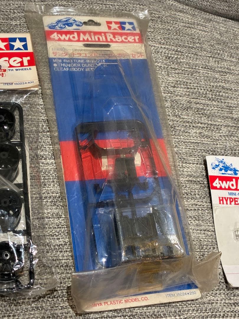 レーサーミニ四駆 ワイドタイヤセット 他 旧タグデザイン
