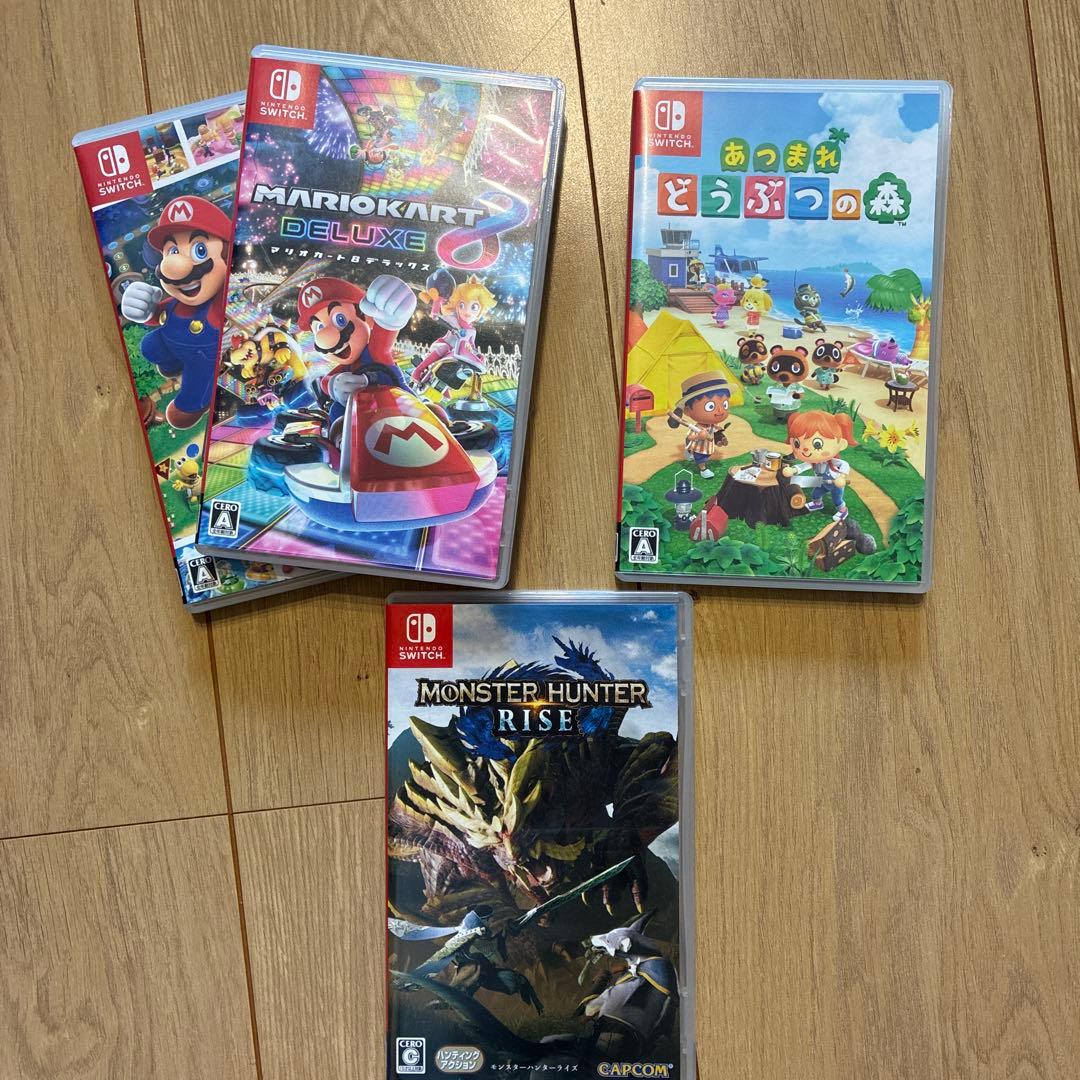 Nintendo Switch 本体、Joy-Con×2、ソフトセット