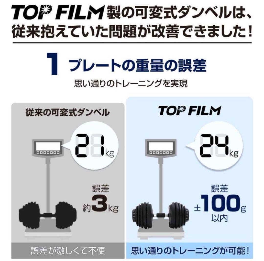 ダンベル 可変式 24kg 2個セットプレート トレーニング　グロ—ブ付き