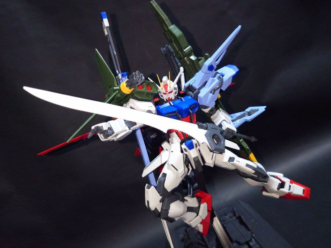 mg パーフェクトストライクガンダム グランドスラム装備型 パチ組 素組み