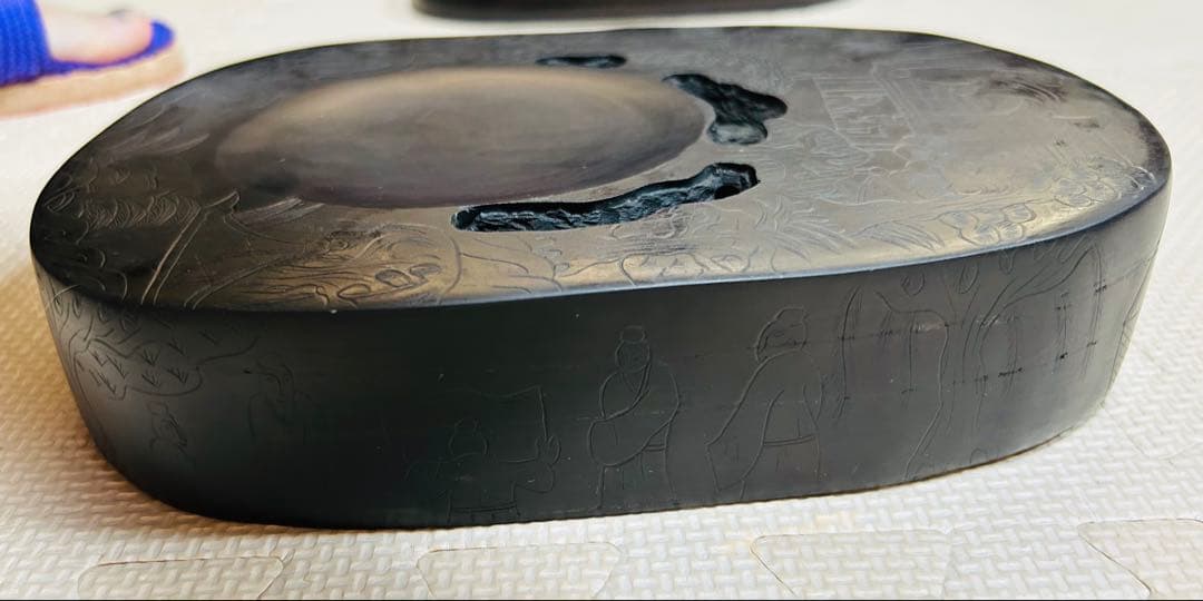 [極上品] 宋時代　文房四宝 中国美術・書道具/名石・端渓硯/老坑；石友铭 在铭