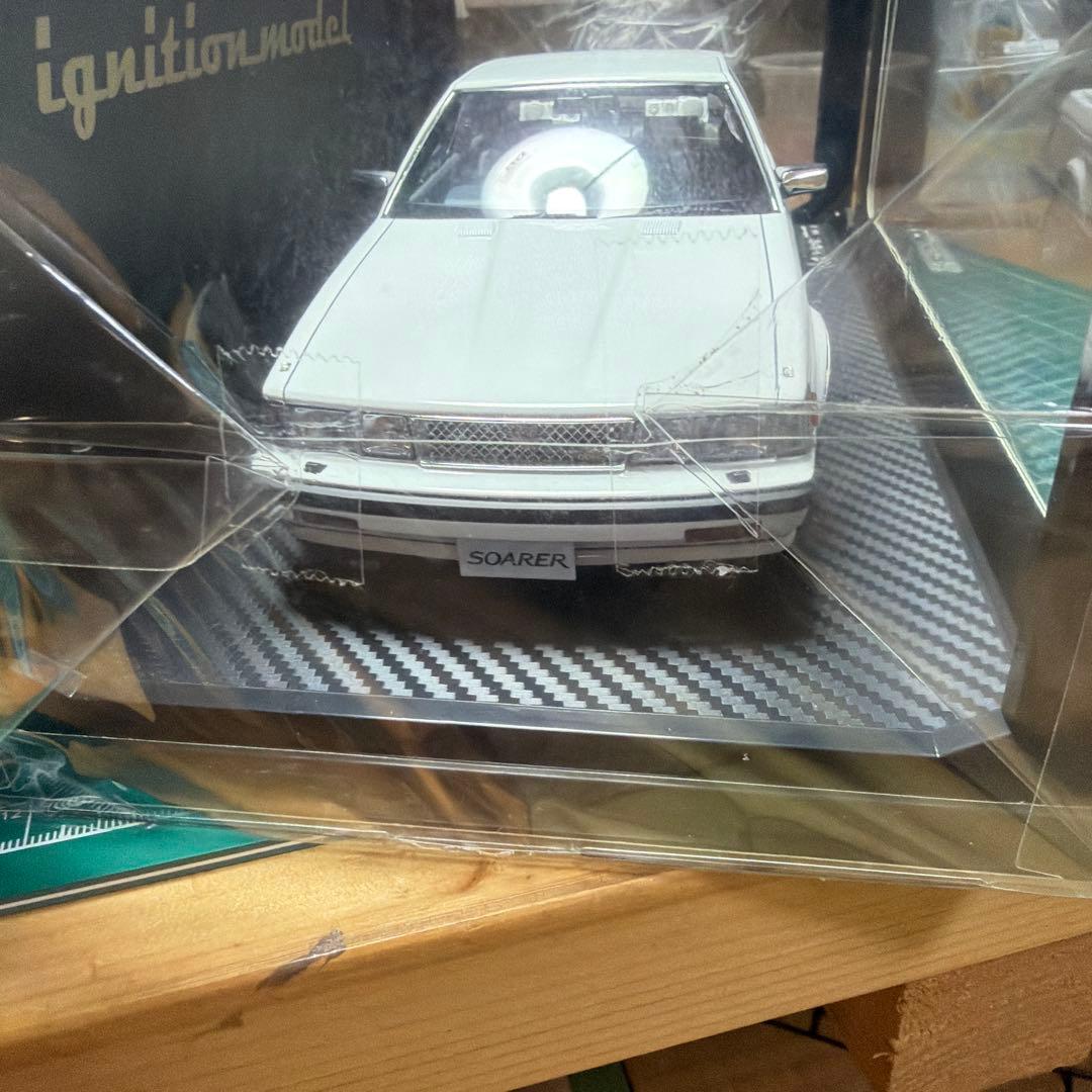 ignition model Soarer ホワイト 1/43