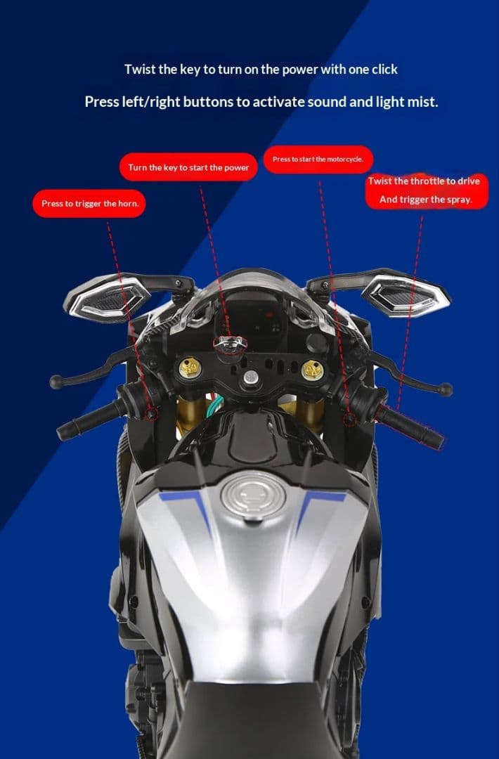 ヤマハ　YZF-R1M 超BIG1/6サイズ