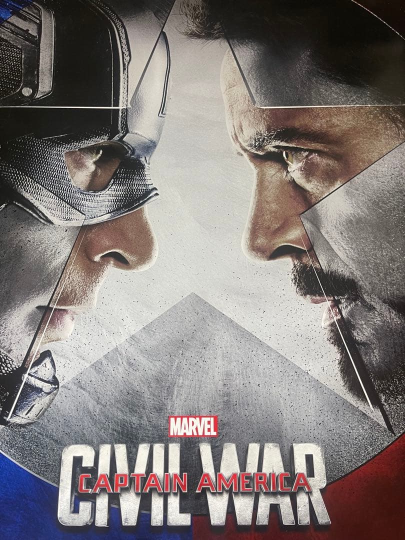 *枚数限定*映画館用両面印刷ポスターUS版:シビル・ウォー/キャプテンアメリカ
