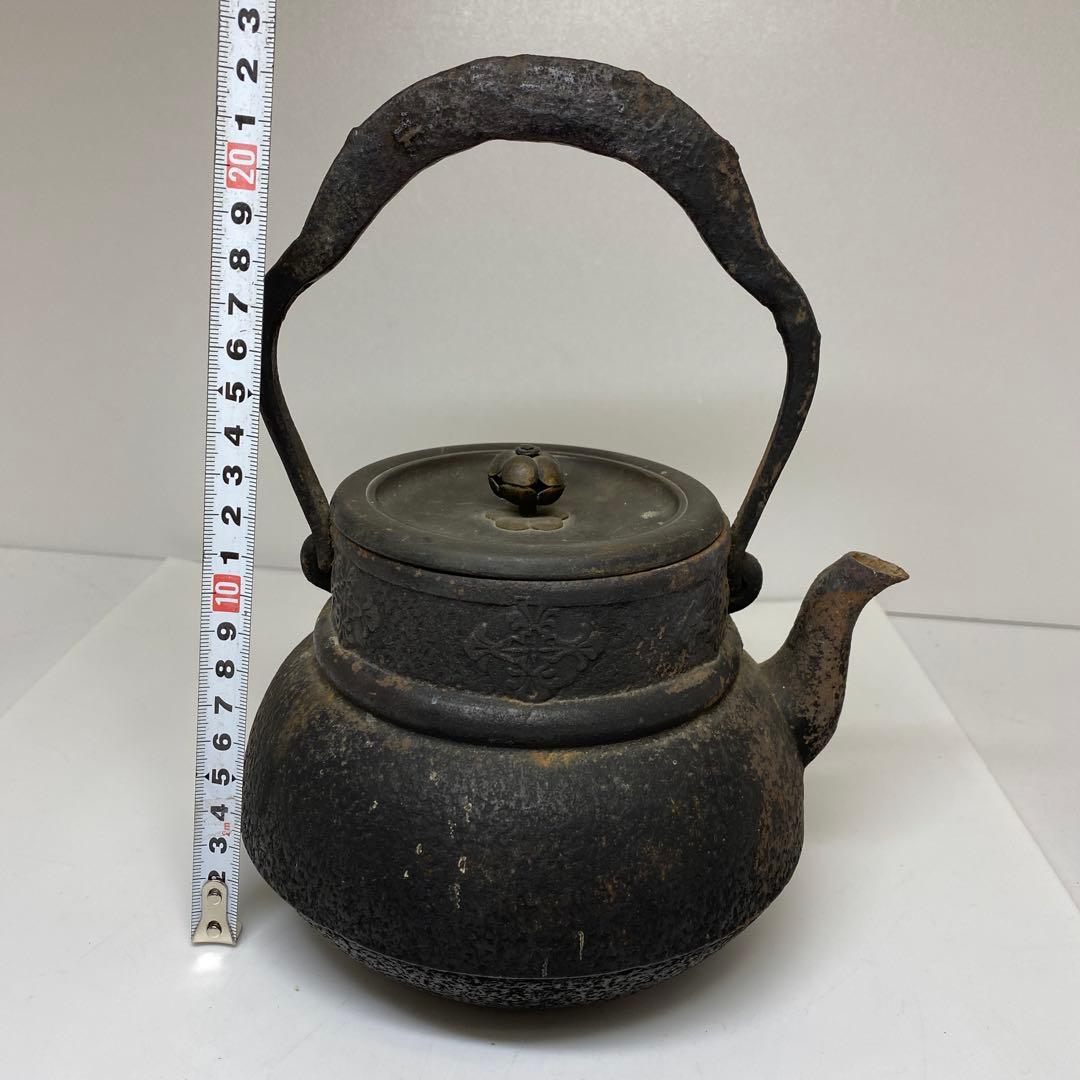 龍文堂　鉄瓶　1592g 東さ8-0107☆2F トヒオオ