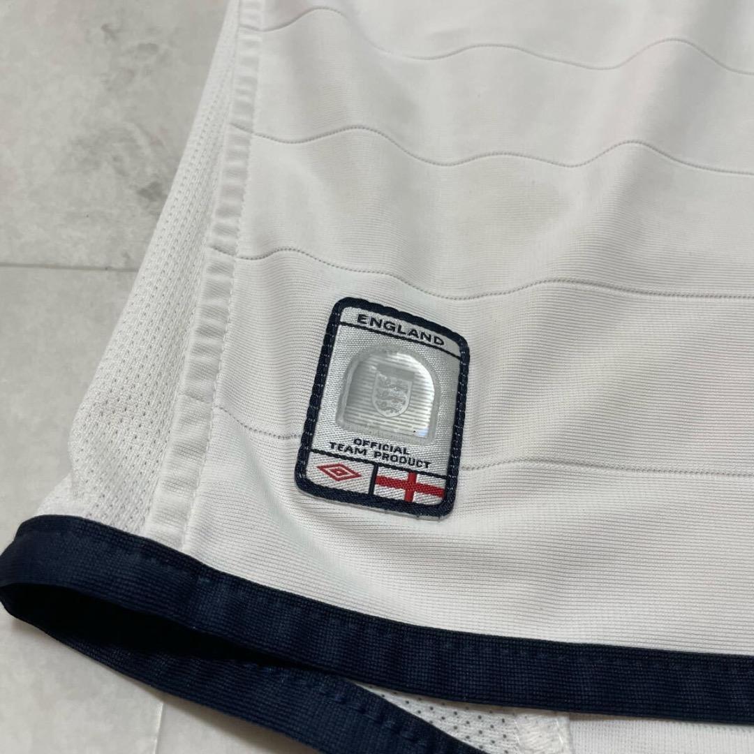 00s アンブロ イングランド代表 サッカー ユニフォーム リバーシブル 刺繍