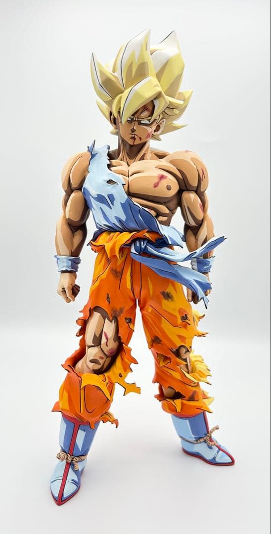 ドラゴンボール　フィギュア　伝説の超サイヤ人　孫悟空　リペイント　二次元彩色