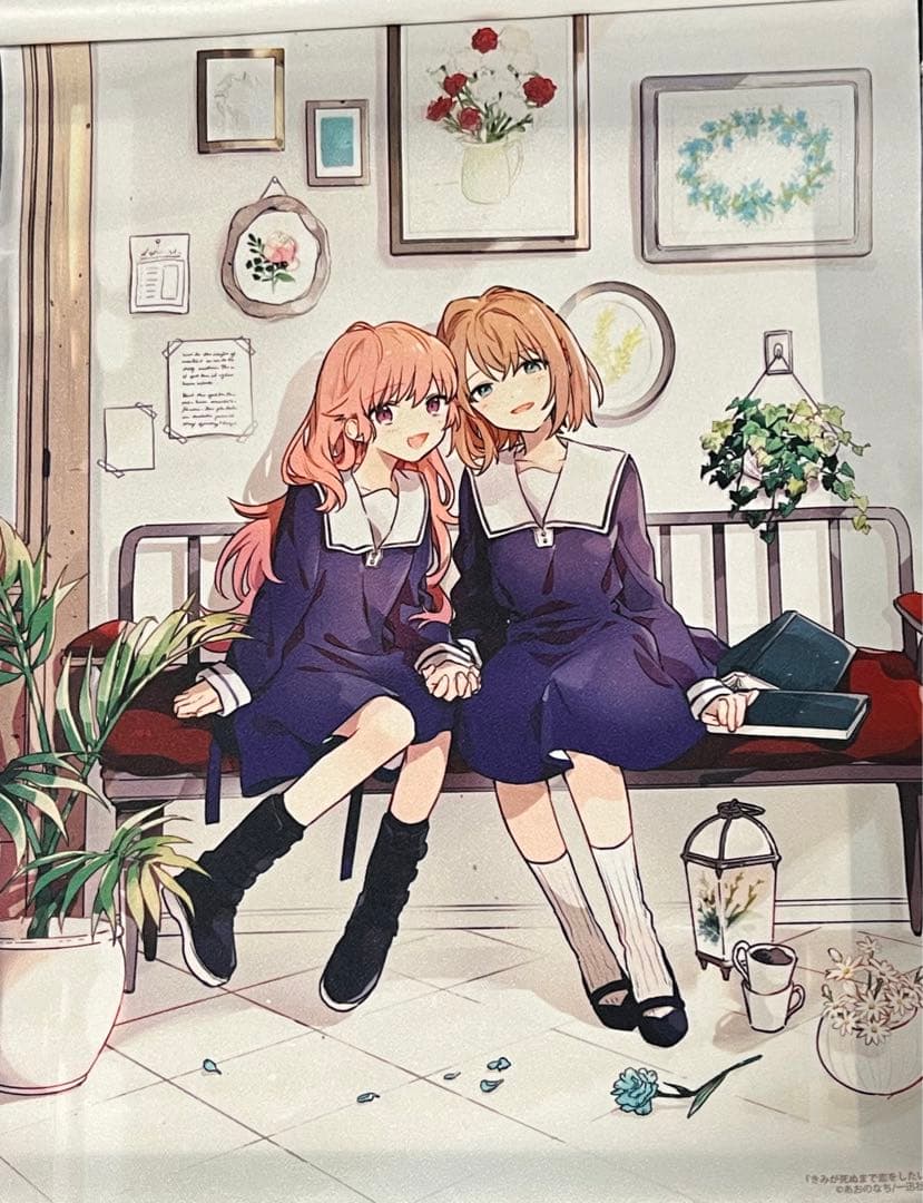 きみが死ぬまで恋をしたい 4巻 5巻 メロンブックス限定版 A3タペストリー