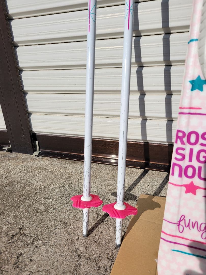 ジュニア　スキーセット　板　ストック