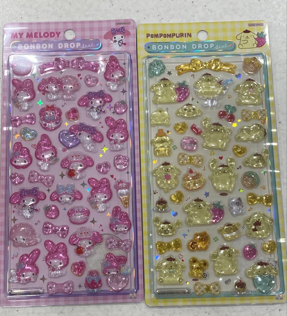【正規品】サンリオ ボンボンドロップシール 8種類セット