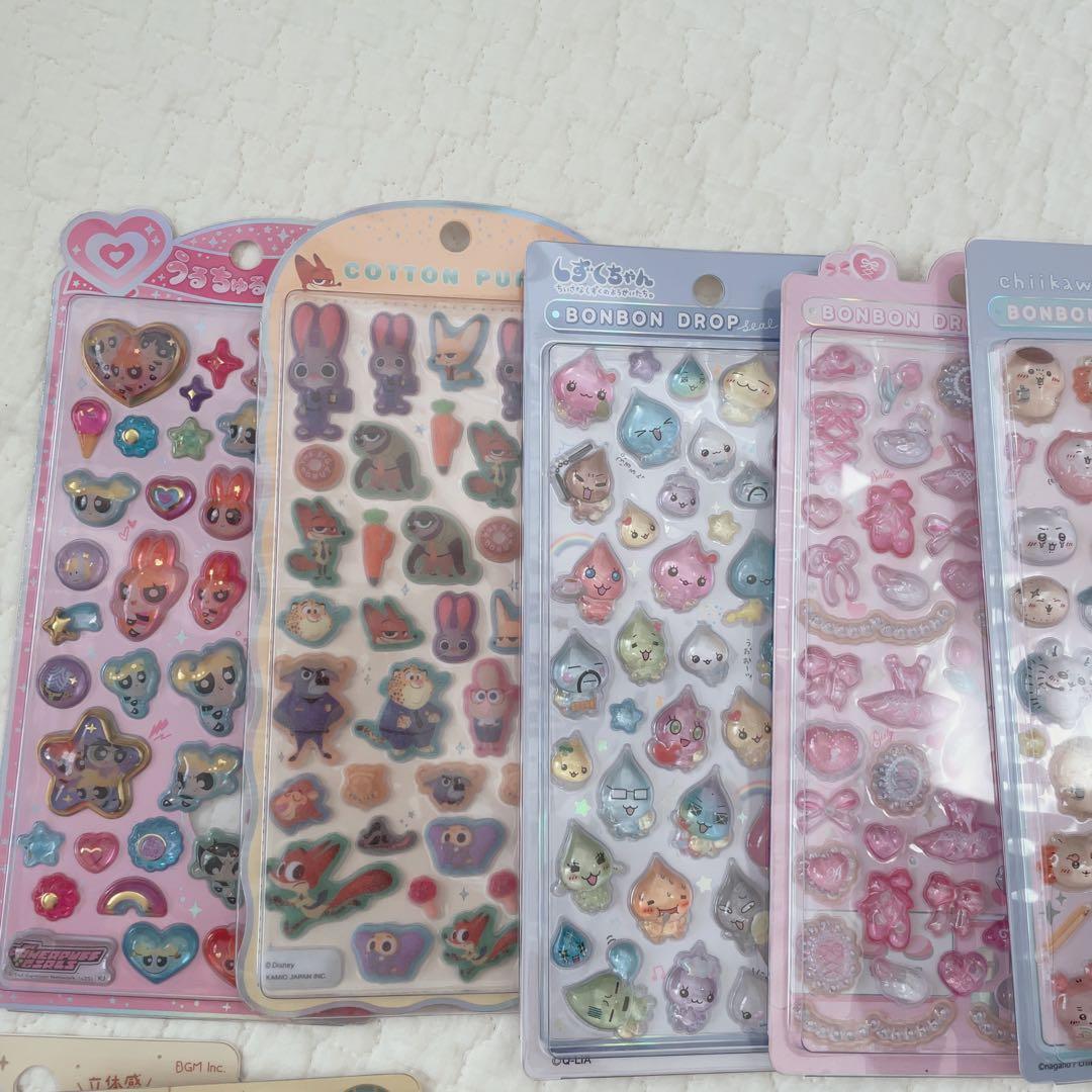【まとめ売り】ボンボンドロップシールなど ボンドロ コットンパフィ おはじき