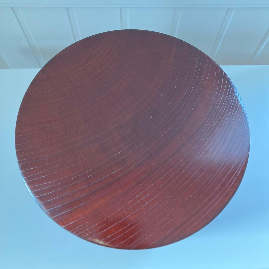 樹齢200年奥￼飛騨の天然木工芸品　乾燥4年ケヤキ重箱 3段 ダークブラウン