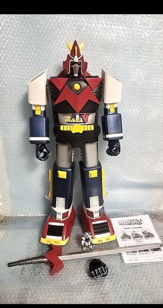 60cm 新品 超電磁マシーン ボルテスV スーパージャンボ ソフビ　ポピー