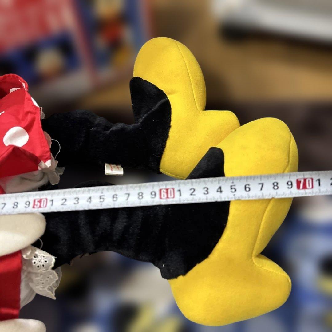 希少　レトロ　特大　ミッキー＆ミニーマウス　フェイスアクションパペット　70cm