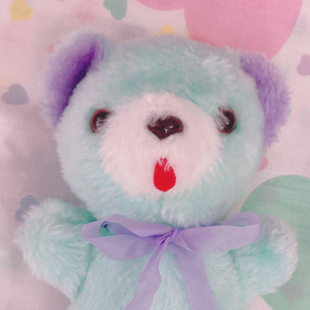 ♡vintage くまさんぬいぐるみ テディベア ファンシートイ spank♡