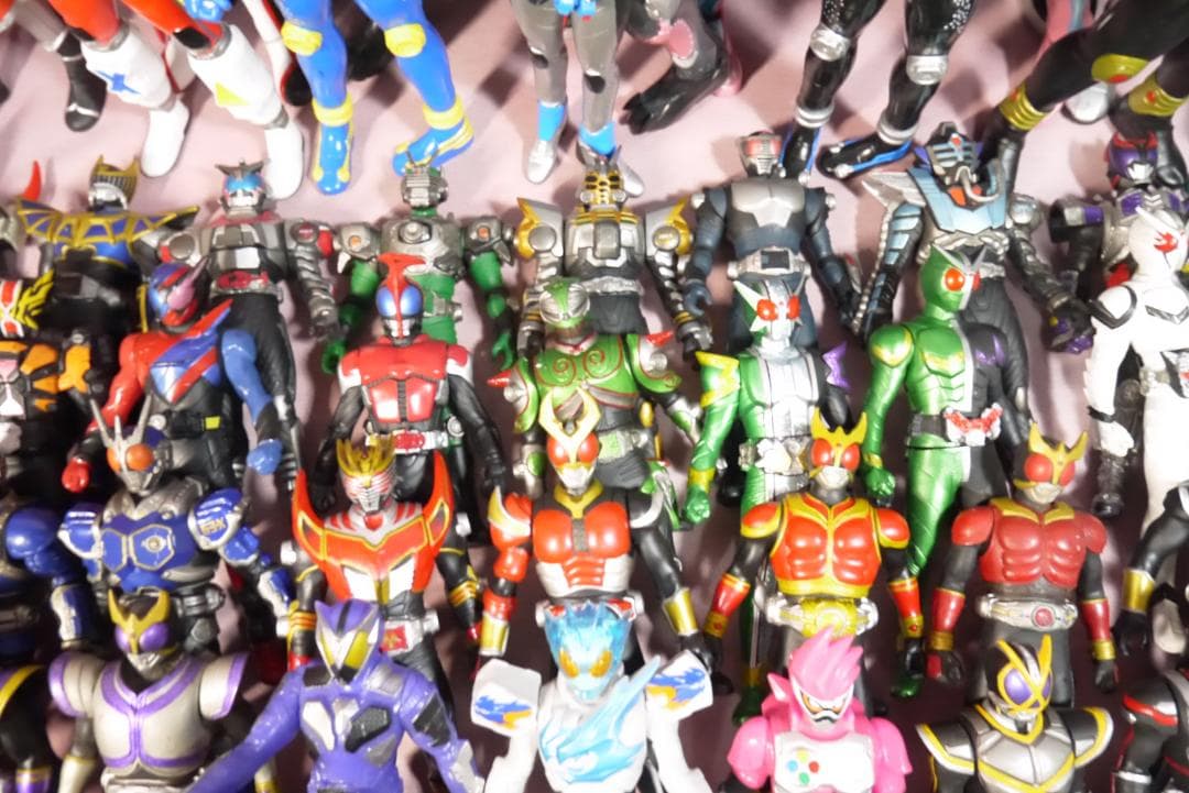 ライダーヒーローシリーズ　ビッグサイズソフビフィギュア　107体セット