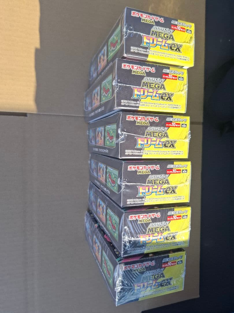ポケモンカードMEGAドリームex　6BOX　シュリンク付き