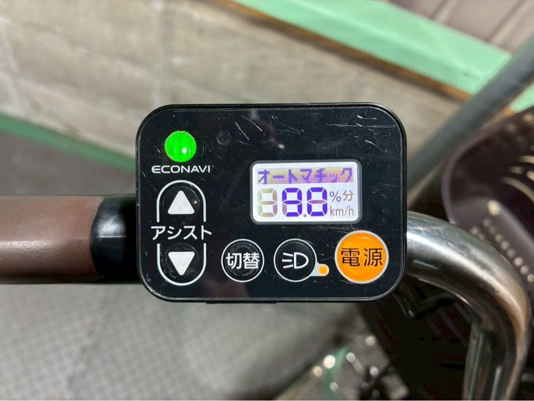 №8500電動自転車 パナソニック ビビDX 26インチ バッテリー大容量！