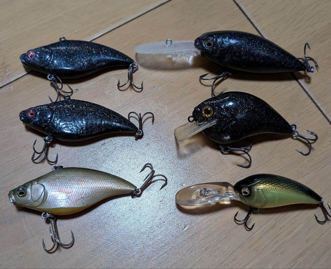 メガバス　ルアーセット　新品　美品　オリジナルブラックラメフレーク　オマケ付き