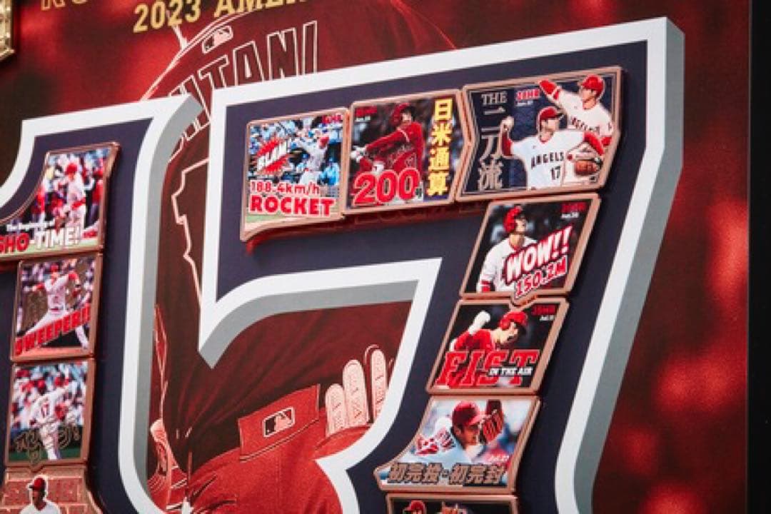 大谷翔平　2023シーズン ホームラン&MVP王W受賞ピンズセット限定2023個