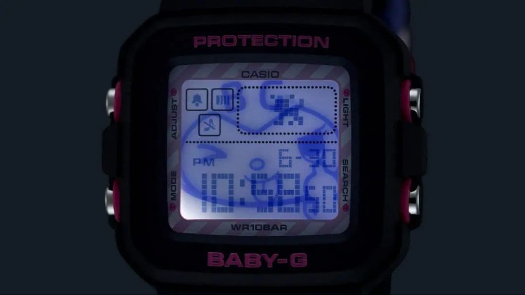 【レア　新品未使用】BABY-G 「クロミちゃん」コラボモデル　デジタル腕時計