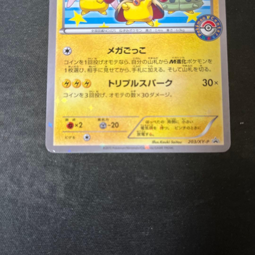 ポンチョを着たピカチュウⅹ2 名刺カードⅹ2