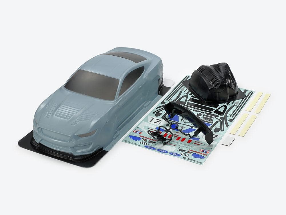 ▲タミヤ,限定少量フォードマスタングGT4 塗装済ボディセット ,47485