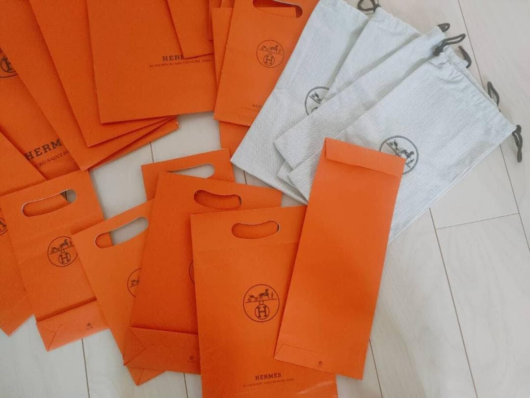 40点以上～★ HERMES エルメス 紙袋 ショッパー 保存袋 大量 まとめ箱