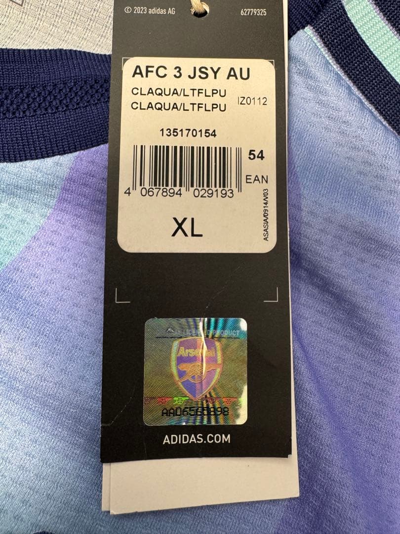 最終価格：アーセナル 24-25 オーセン3rd ユニフォーム インポートXL
