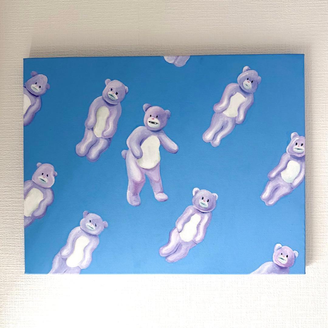 個展　KILA MIDORI キャンバス原画　現代アート　油絵