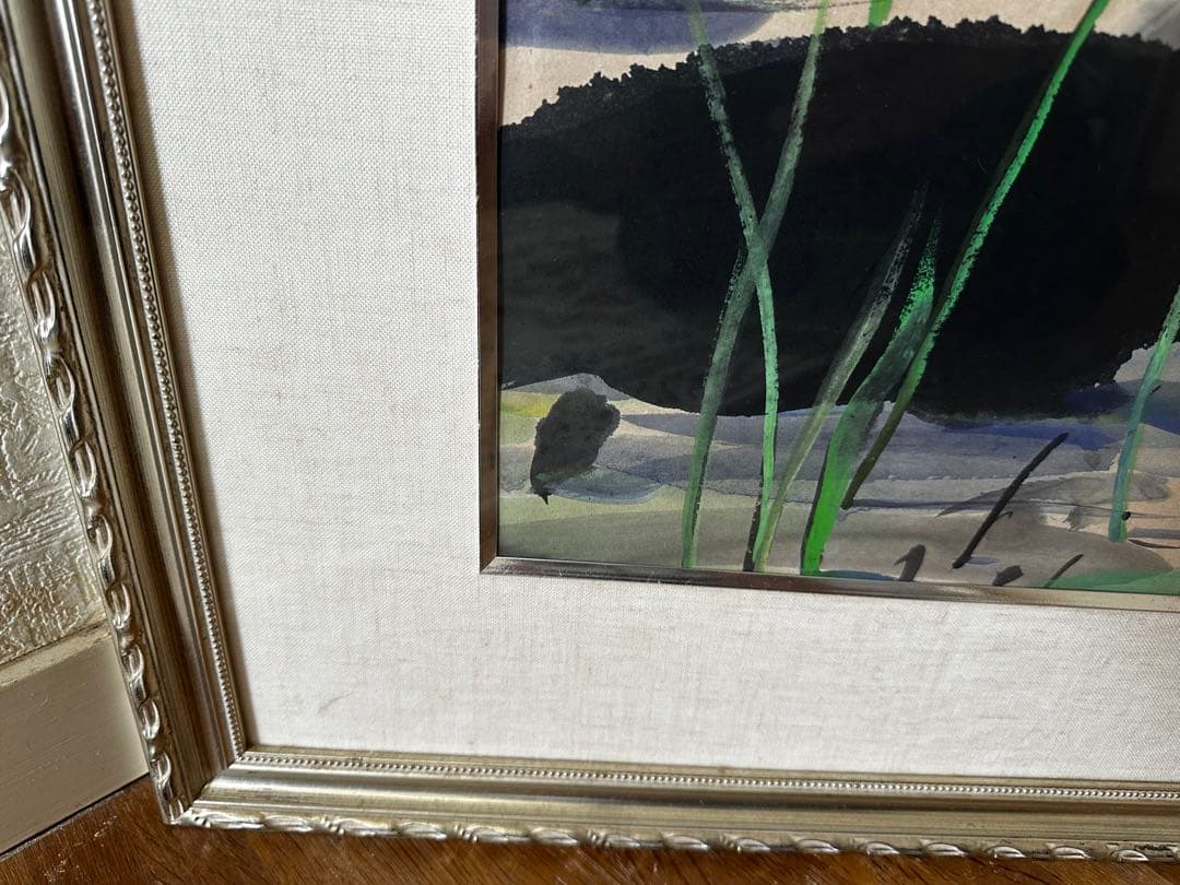 水面の花 絵画