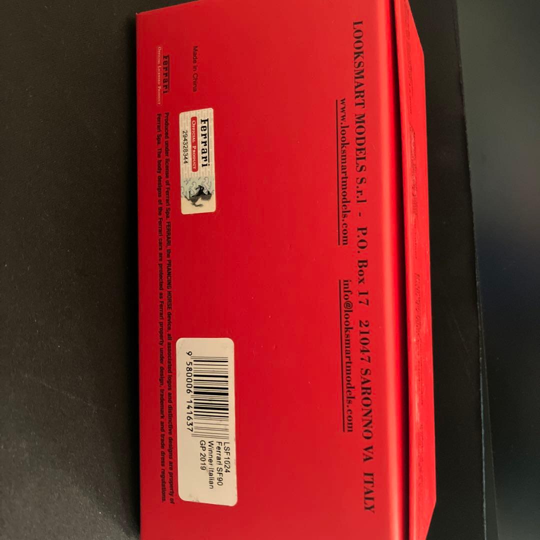 ミニカー Look Smart Ferrari SF90 Charles Leclerc