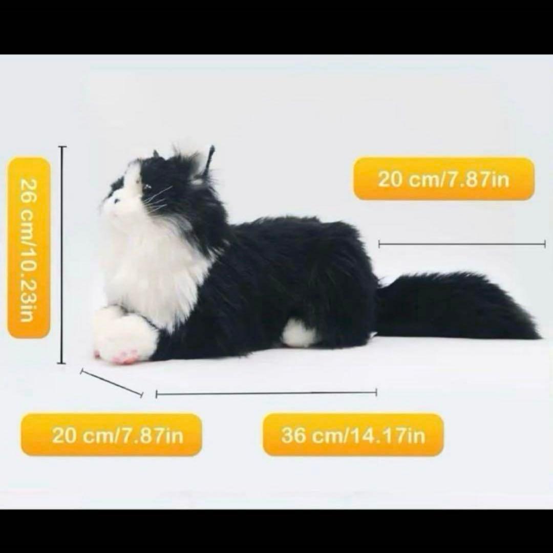 Chongker 猫ぬいぐるみ リアル 本物そっくり