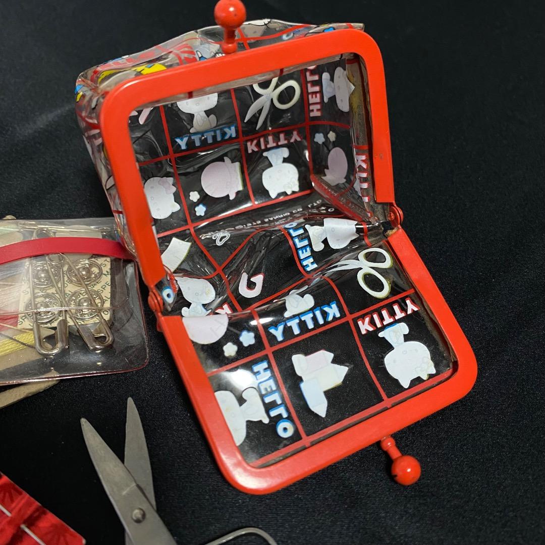 激レア　1975年　サンリオ ハローキティ がま口　ソーイングセット 昭和レトロ
